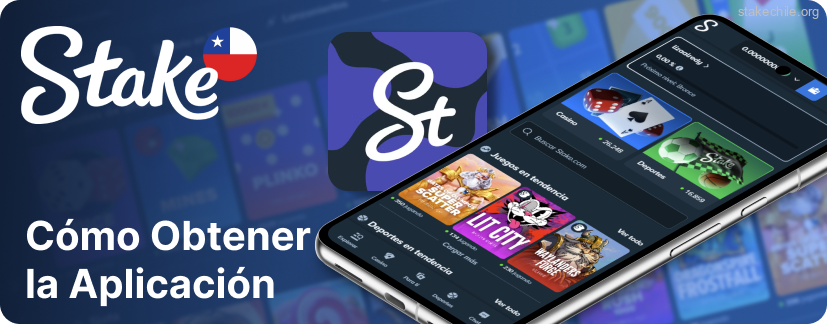 Stake se encuentra disponible según el sistema operativo del dispositivo