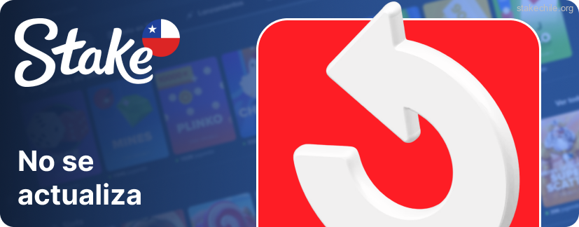 Una actualización impide ver el historial de apuestas y juegos de Stake casino