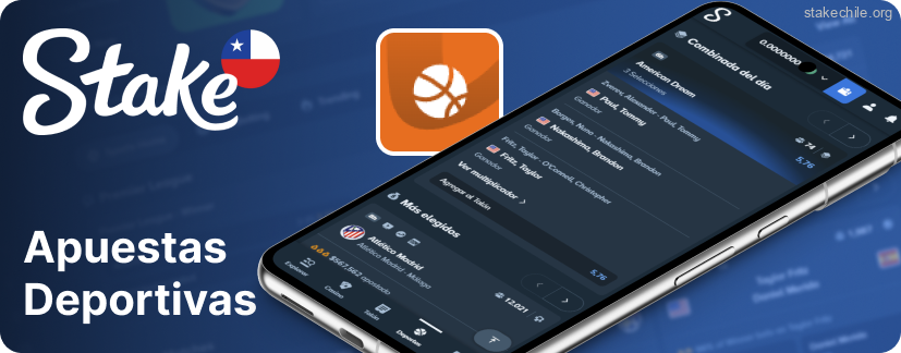 La sección de apuestas de Stake presenta cuotas
