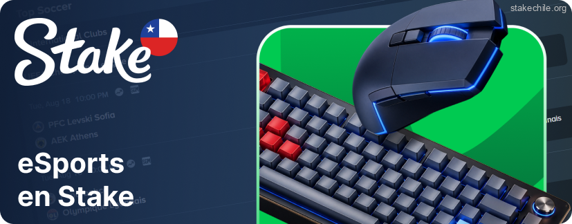 Los eSports ya están entre las opciones de apuestas en Stake
