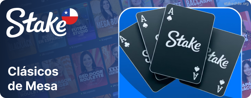 Stake ofrece 10 juegos de mesa
