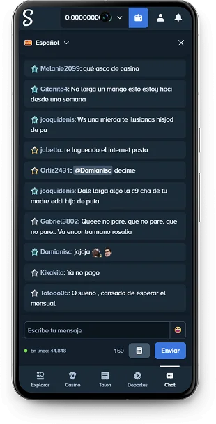Pantalla de la página de soporte de la aplicación Stake
